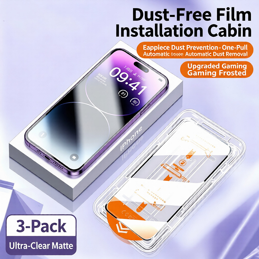 3-Pack Ultra-Clear Matte